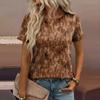 Women's Loose-Fit Fashionable Casual Printed T-Shirt