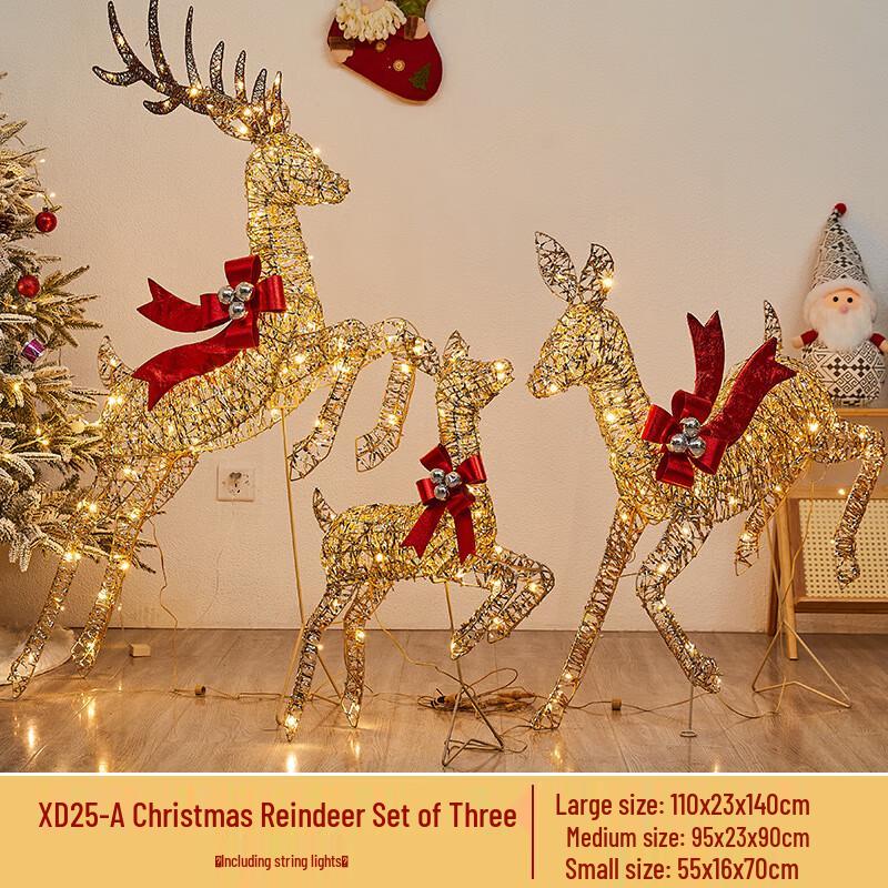 

Christmas Luminous Deer Set