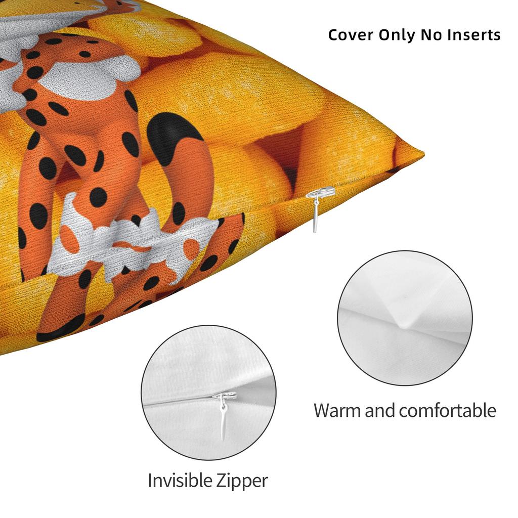 Pillow Case Food Print C-Cheetos Comfy  Pillow Cover For Chair Sofa Home Decor Retro Trendy Pillowcases