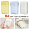 Waterproof Soap Rack with Drain Hole Soap Dish Mini Soap Storage Box  Travel