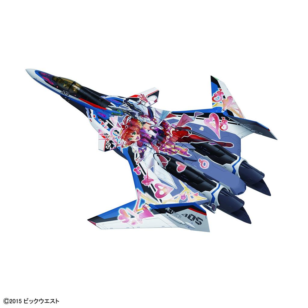 Macross Delta Kai Siegfried Deculture Scale Plastic Model VF-31J (Hayate Immelmann's) Ver. 1/72