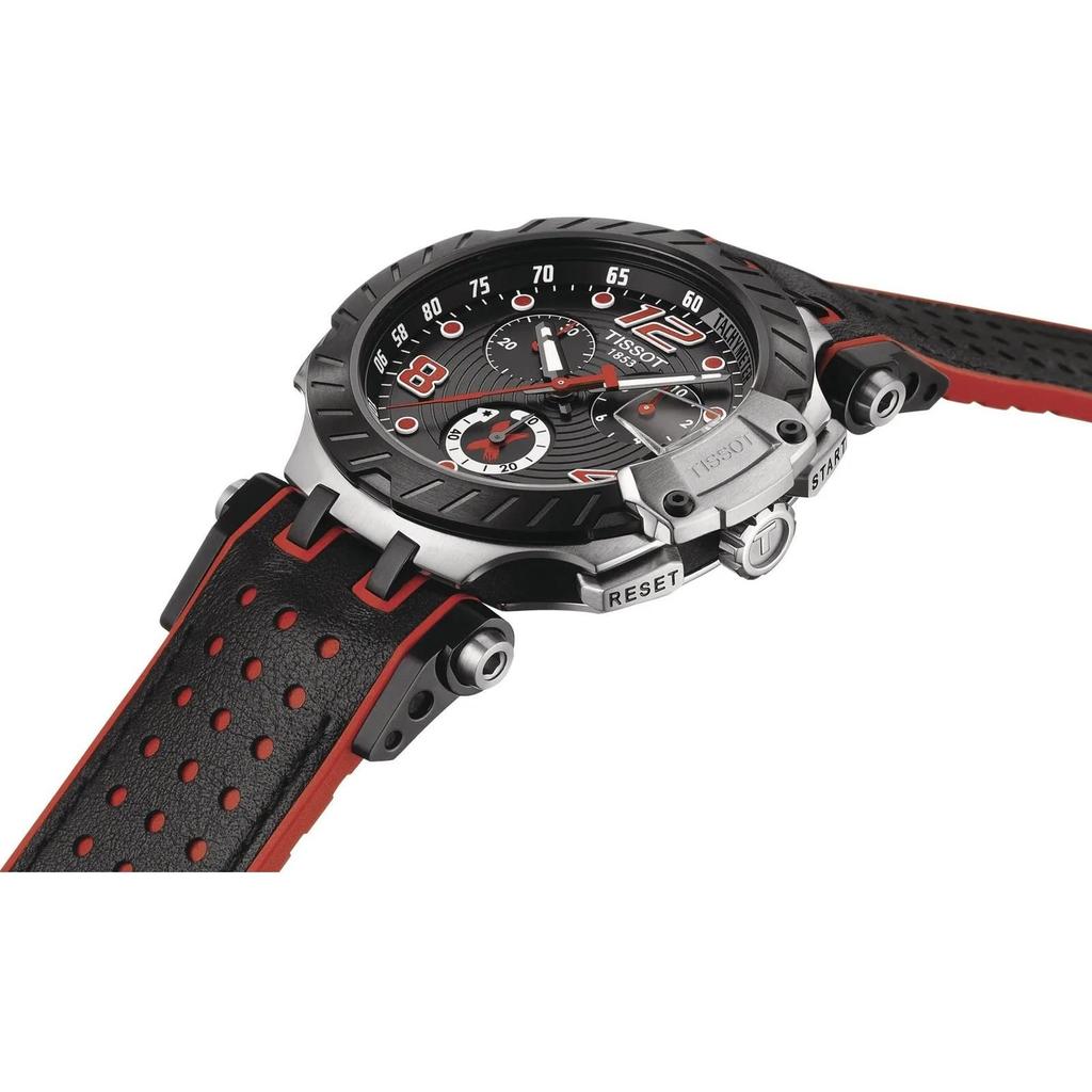 Tissot Racing Series Quartz Movement Motogp Special Edition Watch Men Watches Black Steel Rubber T115.417.27.057.02