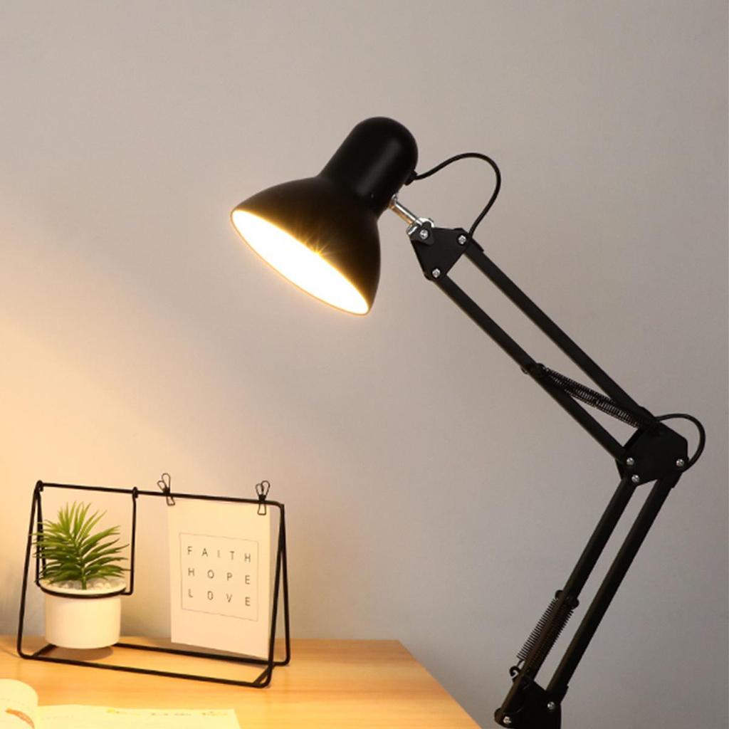 American Style Long Arm LED Desk Lamp - Eye Protection, Folding Reading & Drawing Light, Live Stream Beauty Fill Light