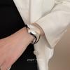 European and American Style Gold Wide Open Bracelet Accessories, Light Luxury Niche Exquisite Bracelet Arm Band Jewelry for Women