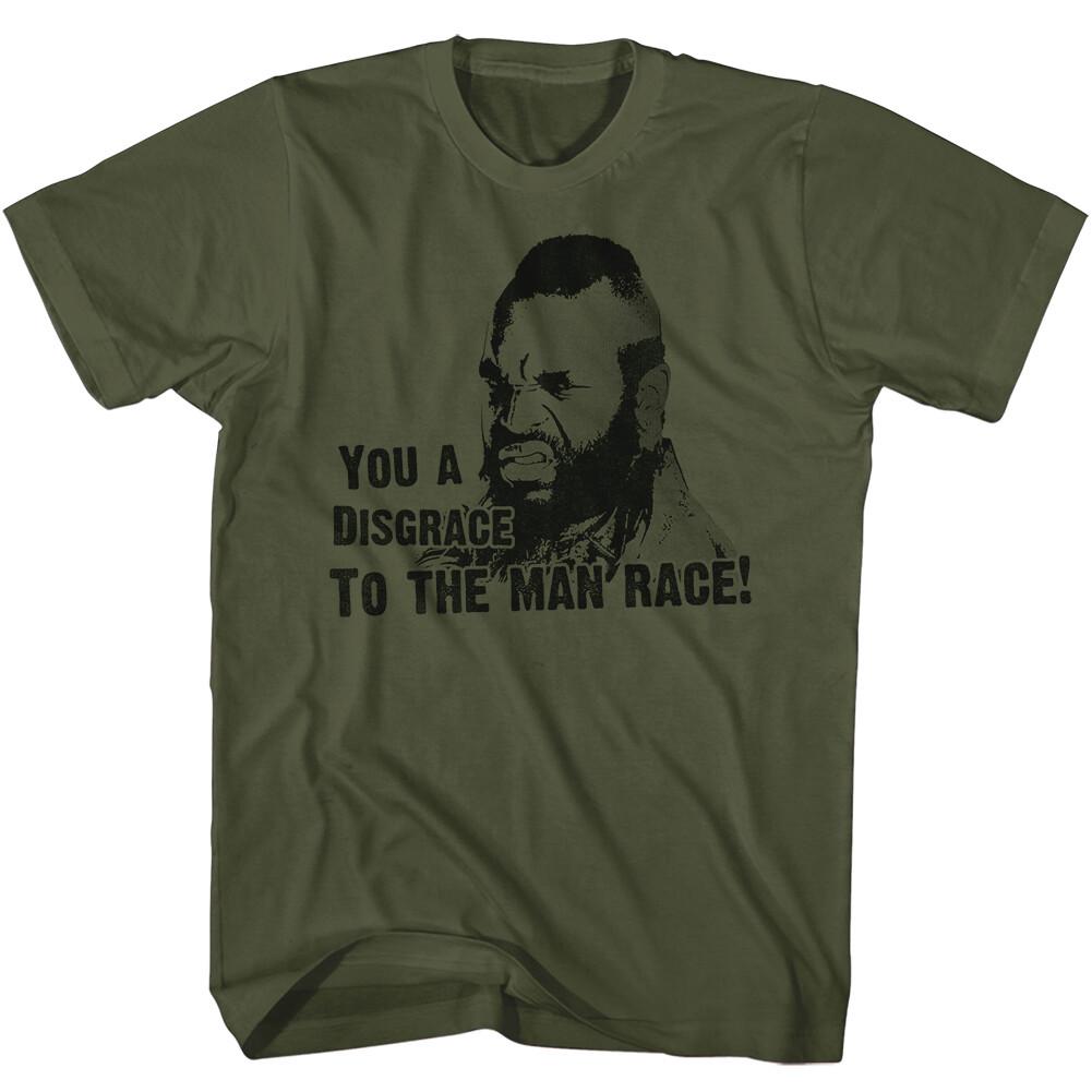 Mr T You A Disgrace To The Man Race The A Team B.A. Baracus Men T Shirt XXL