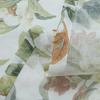 Curtain with Hole-Free Installation, Cotton Linen Printing Window Curtain, Light Blocking Privacy Protection Curtain for Bay Window