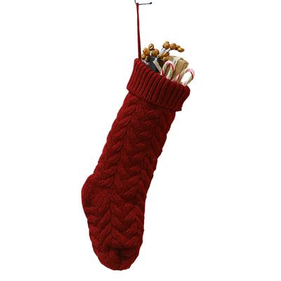 Christmas Stocking Acrylic Candy Bag Embellishment Xmas Tree Ornament Home Decoration