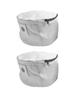 For Numatic NVP-180 NVP-200 NVR-200 PSP-200A VNP-180 Reusable Non Woven Vacuum Cleaner Dust Bags Up Filter 2pcs