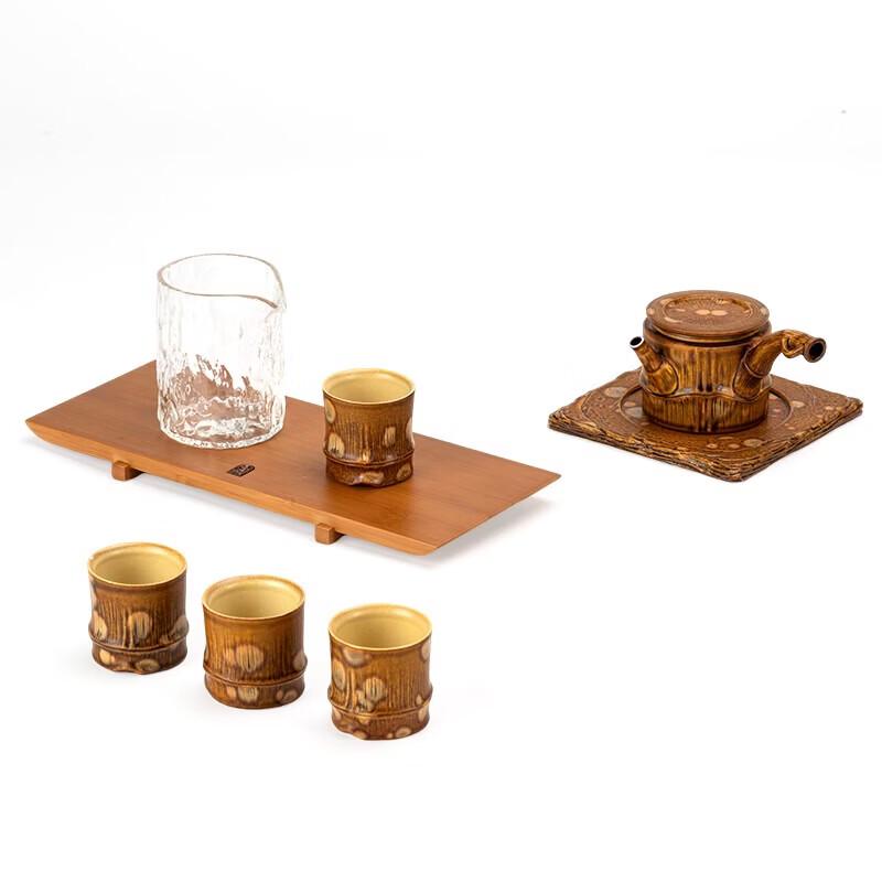 Edenus Bamboo Forest Glaze Ceramic Tea Set
