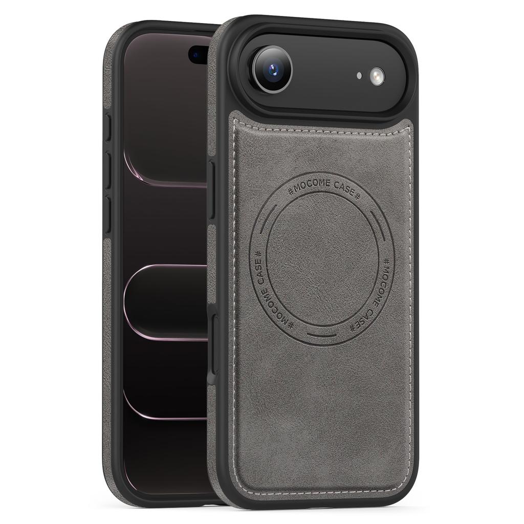 For iPhone Air Case Compatible with MagSafe Leather Back Phone Cover