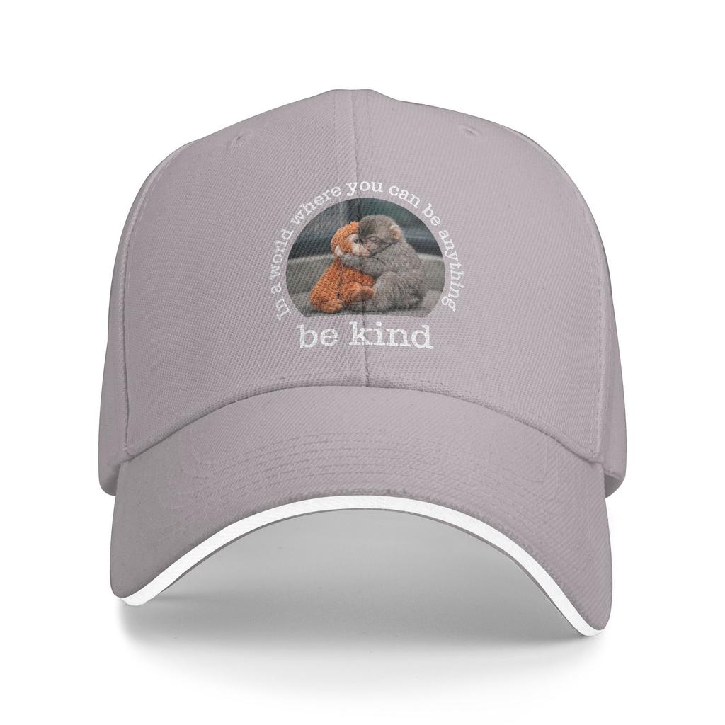 Monkey Punch In der Welt, in der du alles sein kannst, sei freundlich Sonne Baseballkappe Sommer Herren Trucker-Kappe Retro Outdoor Baseballkappen