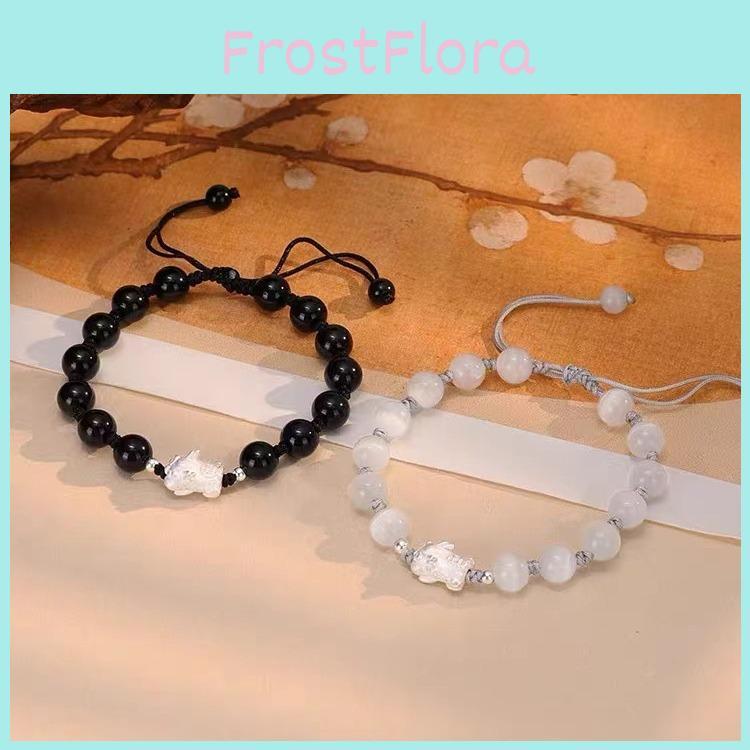 Chic Electroplated White Pi Xiu Bracelet Unisex Design Summer 2024 Trend
