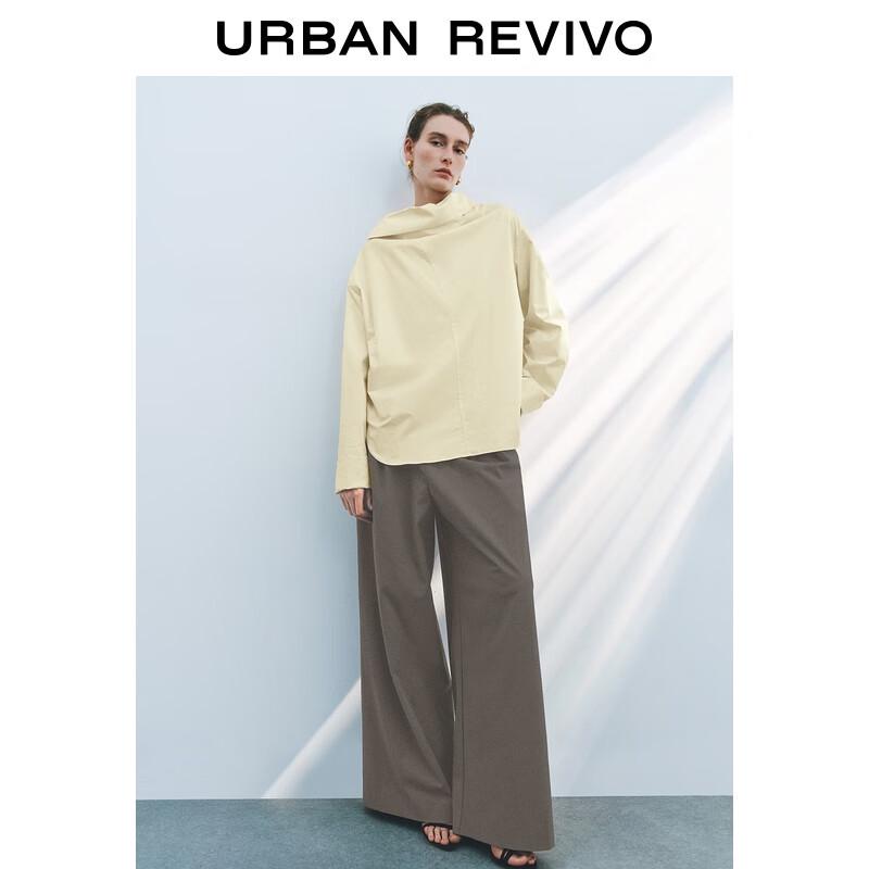 

UR 2025 Autumn Women s High-Waisted Wide-Leg Pants S