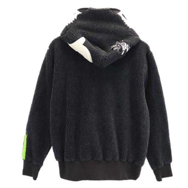 A BATHING APE Boa Panda Zip hoodie S Gray Men's Used