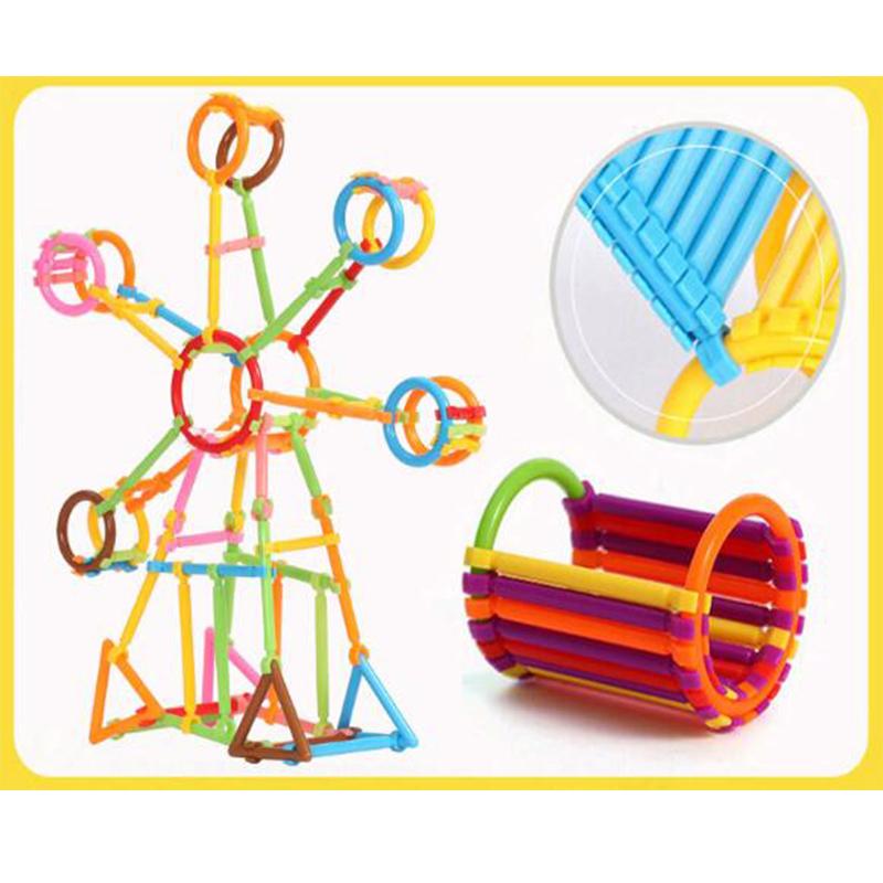 DIY  Building Blocks Smart Building Block Stick Set Children's Puzzle Assembling and Inserting Diy Toy Magic Wand