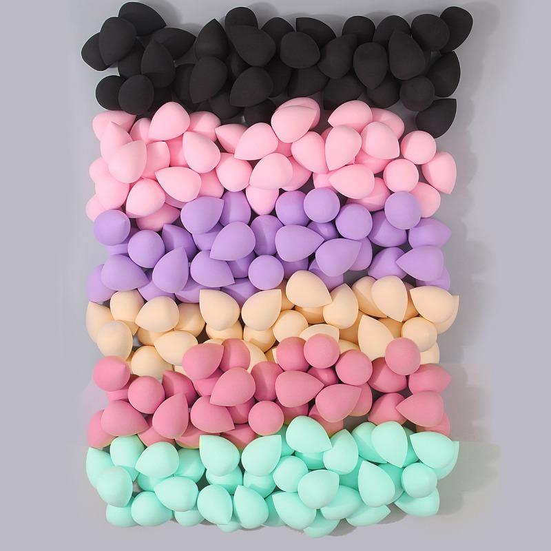 60pcs Multi-color Makeup Sponge Cosmetic Mixer Beauty Egg Soft Foundation Brush Makeup Tools