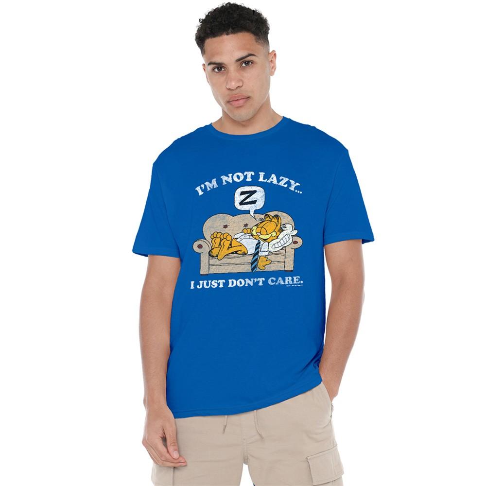 Garfield Not Lazy T-Shirt S-4XL Royal XXXXL