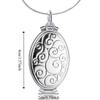 Jewelry 4 Photo Pendant Memory Memory Floating Locket Necklace Fashion Album Box Necklaces  Women