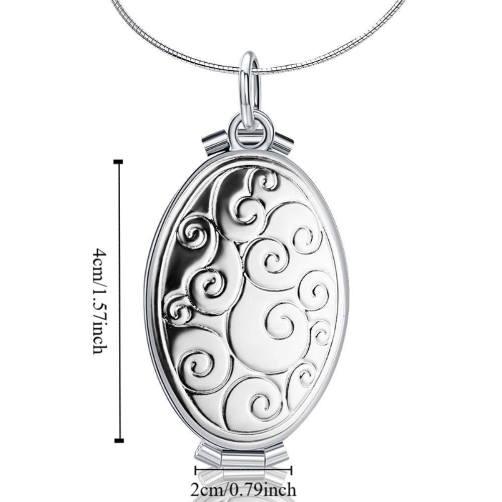 Jewelry 4 Photo Pendant Memory Memory Floating Locket Necklace Fashion Album Box Necklaces  Women