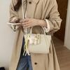 Urban Style Pu Water Bucket Handbag With Inner Zipper And Phone Pocket