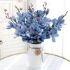 Artificial Magnolia Flower Branch 5 Forks 20 Heads For Home Living Room Decoration Fake Silk Flower Wedding Party Flower Bouquet