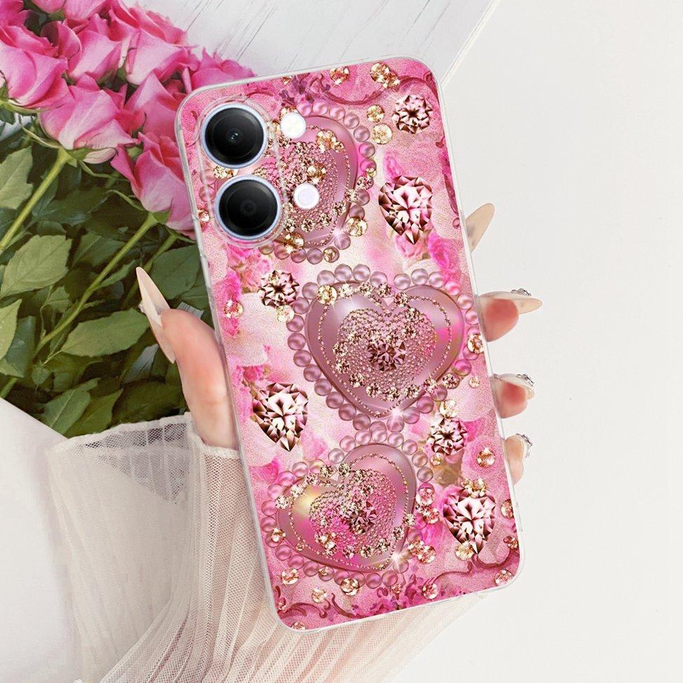 Transparent Casing For Vivo Y05 Cover Luxury Cute Cat Fashion Butterfly Cool Painted Funda For Y05 Vivo Phone Case