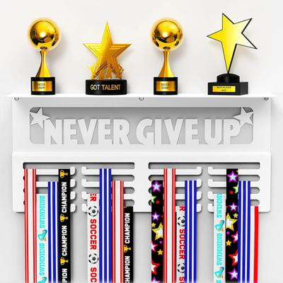 Nástěnný držák na medaile Kovový Stojan na trofeje Plovoucí