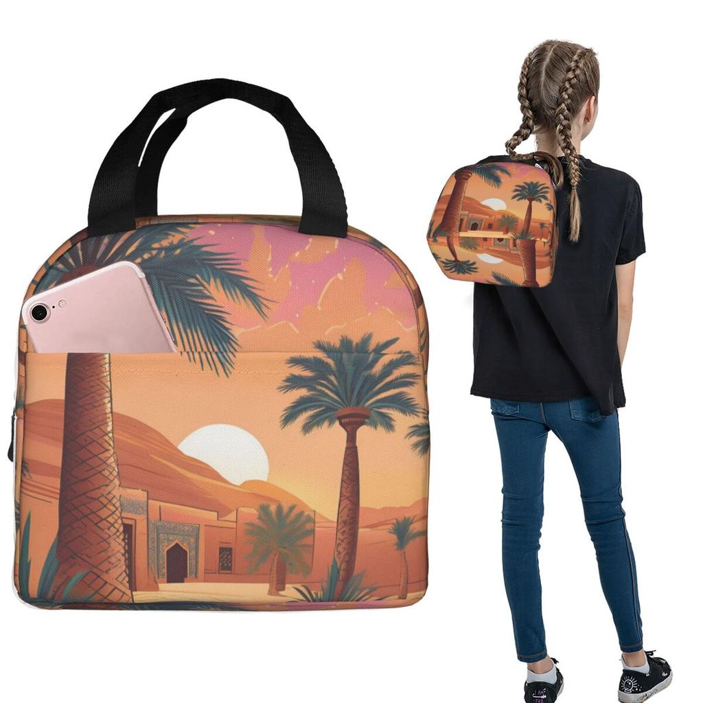 Alola Insulated Lunch Bag for Women Children Portable Food Boxes Thermal Lunch Box Tote