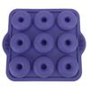 Non-Stick Surface Silicone Donut Pan 9-Cavity Design Ring Cake Mold Baking Tray  Oven Baking