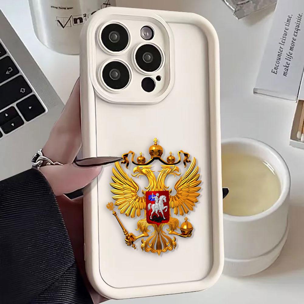 Russian Emblem Flags Phone Case For HONOR X9D X9B X9A X8C X8B X8A X8 X7A X6A X7 X9 MAGIC 5 6 7 8 Y9 DIY Shell Funda Case Cover