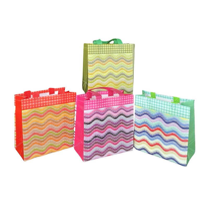 StoBag wave pattern gift wrapping bags for sweets reusable candy treat bags colorful party favors kids birthday packaging