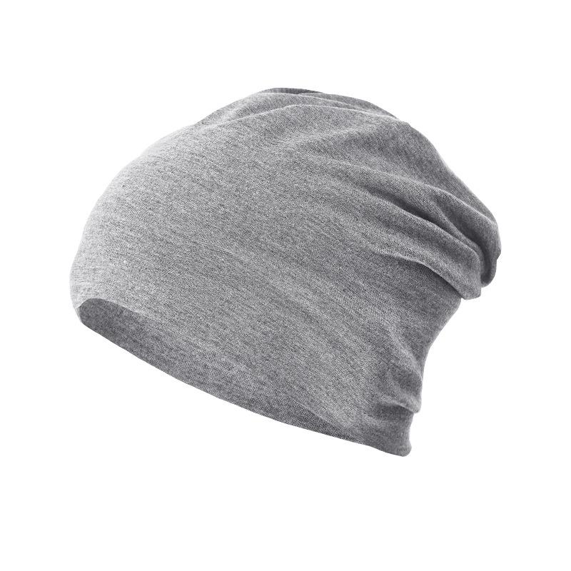 All-Season Knit Pile Hats: Solid Color, Double-Layer, Versatile Beanies for Comfort and Style