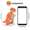 Fun and Interactive Wooden Dinosaur Building Blocks Toy,Detachable DIY Building Blocks for Ages 6/12, Multiplayer Play, Hand-Eye Coordination Skills