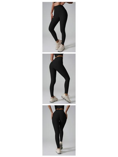 2024 Nude Feel High-Waist Yoga Pants with Pocket for Women