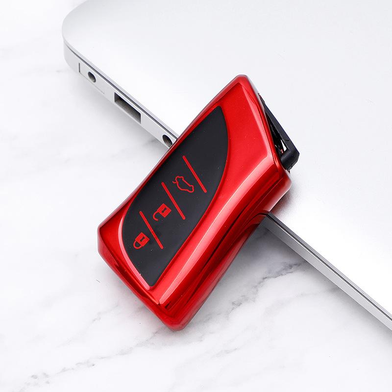 

Новий модний чохол для ключа з дистанційним керуванням TPU для автомобіля Lexus NX ES UX US RC LX GX IS RX 200 250h 350h LS 450h 260h 300h UX200 аксесуари червоний