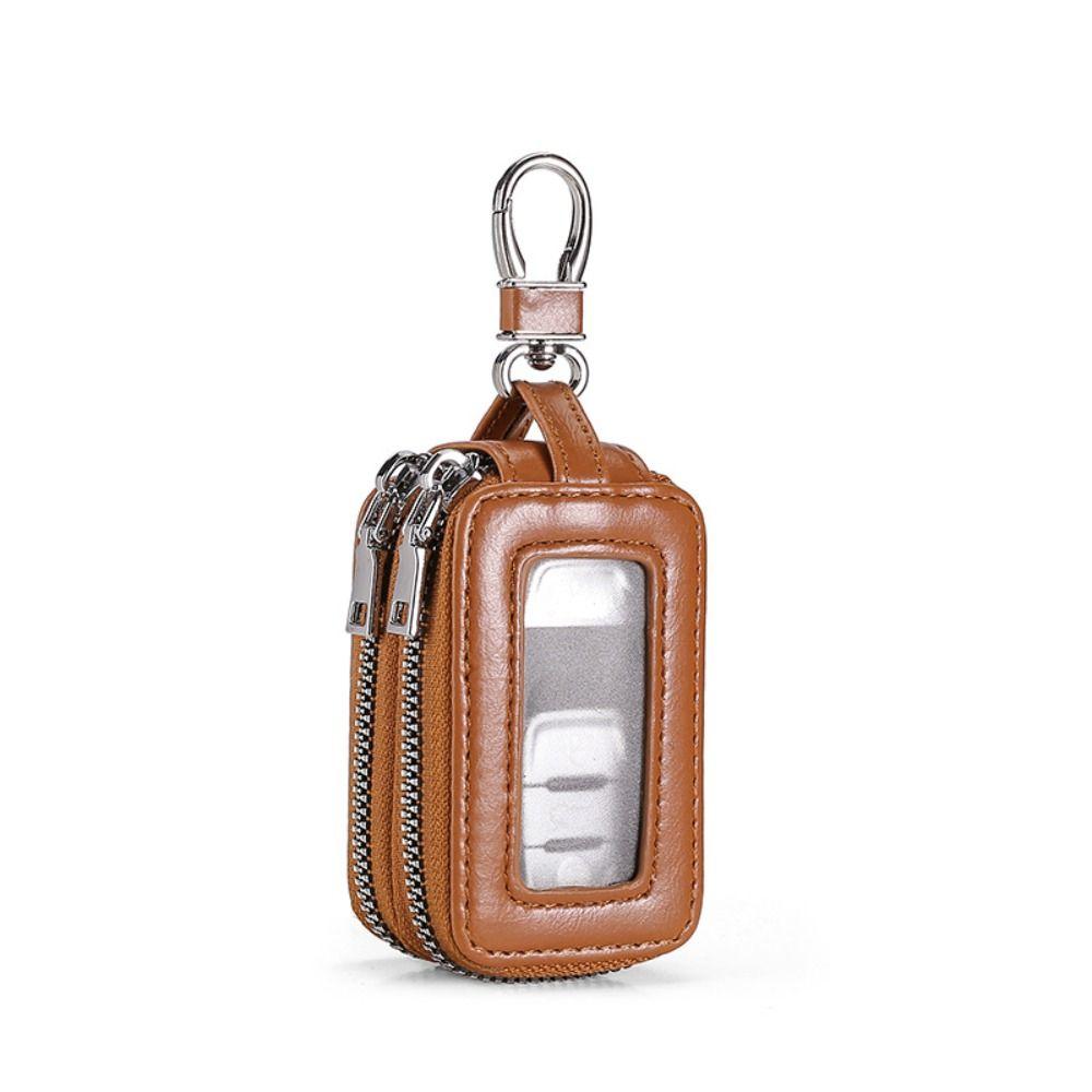Étui à clés en cuir PU Mini sac de rangement pour clés Nouveau sac pour clés de voiture
