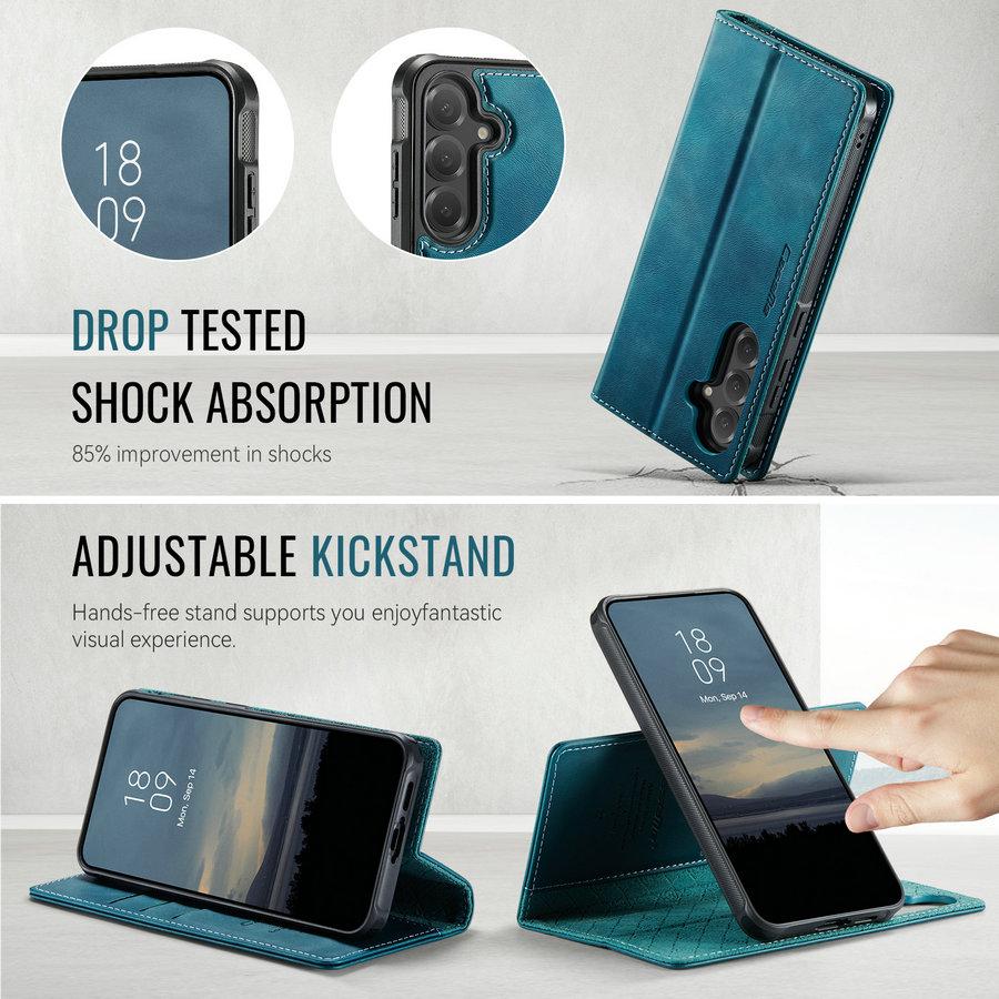 CaseMe Detachable Wireless Charging Blocking Card Cover for Samsung S25 FE Mobile Phones Protective Phone for Samsung S24 Ultra