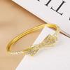 European and American Classic Luxury Stone Bow Colorful Zircon Bracelet Hand Jewelry