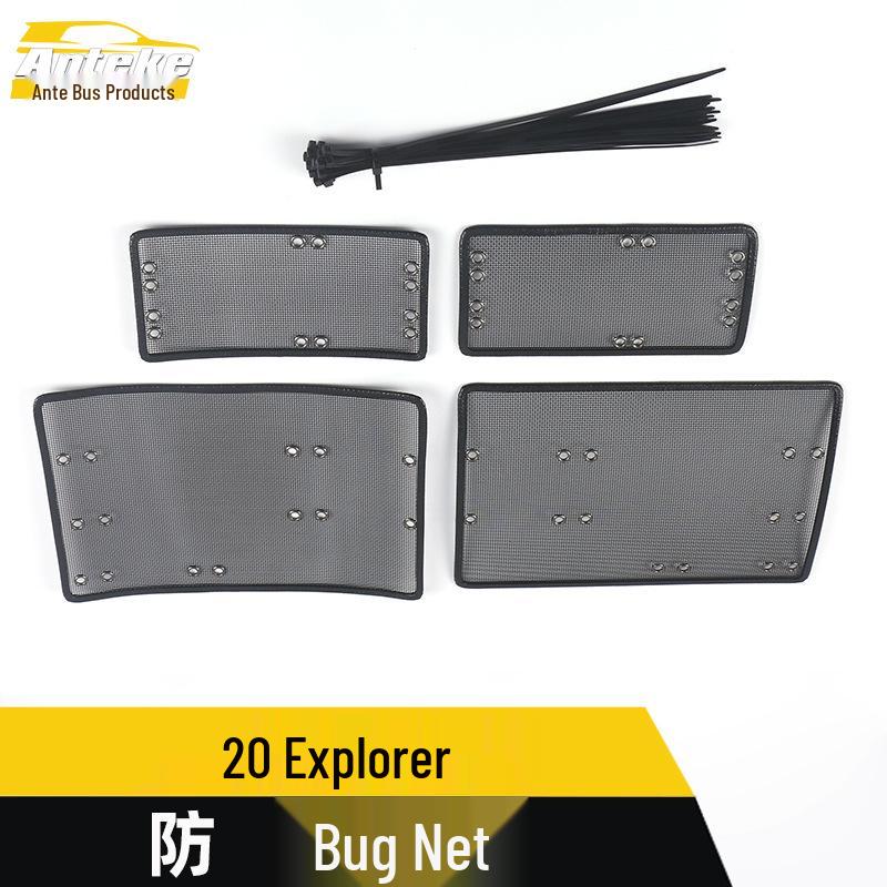 20 Explorer Insect Screen Sequins: Diamond Mesh Radiator Decoration Panel Stickers for Cars