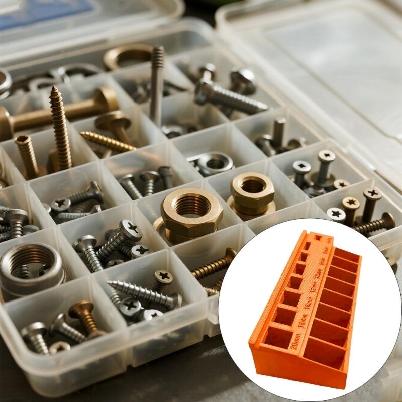 652F Dense Screw Sorting Tray Multiple Compartment Tool Storage Permanent Workshop Efficiency