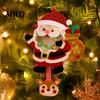Safe Odorless Crafting Kits for Toddlers Christmas Shaker Ornament DIY Kit Kids, Santa Snowman Reindeer Felt Personalized Eve Gifts Craft Set, Glitter