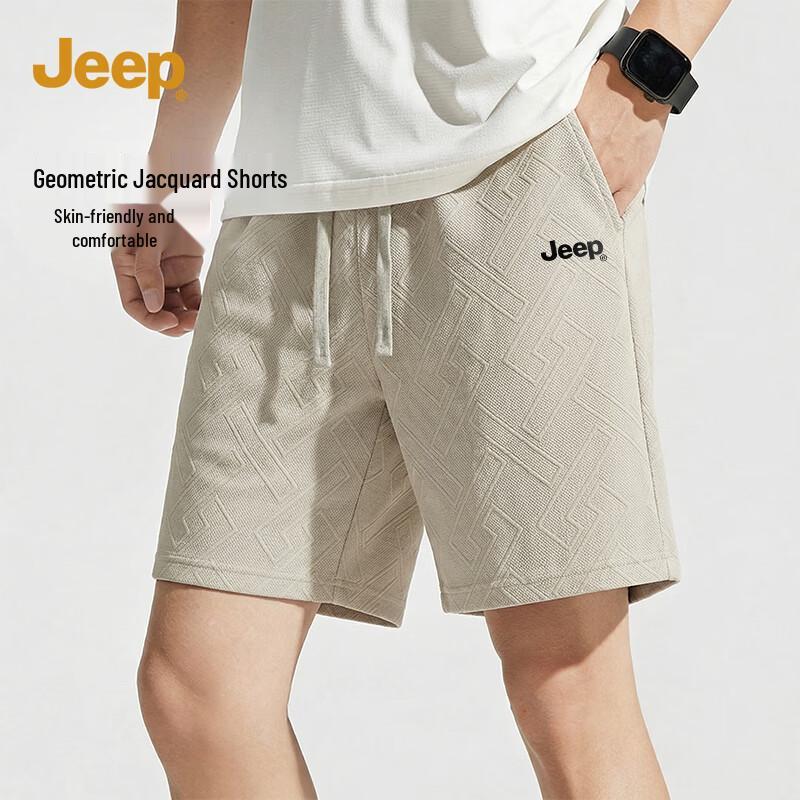 JEEP Men s Summer Casual Drawstring Shorts M