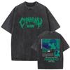 Sexy Makima Reze Power Graphic Tshirt Men Women Casual Otaku Locers T Shirt Chainsaw Man Washed Vintage Oversized T-shirt