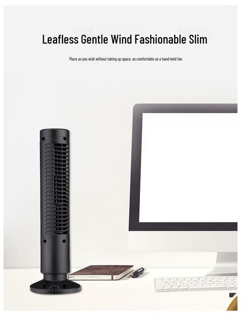USB Turmventilator: Blattloser Vertikaler Klimaanlagenventilator
