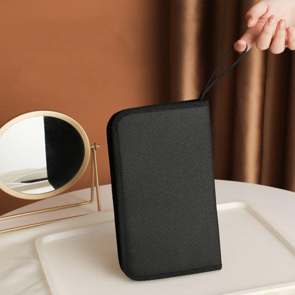 Stand Up Brush Storage Pouch Large Capacity Cosmetic Brush Holder  Makeup Artist