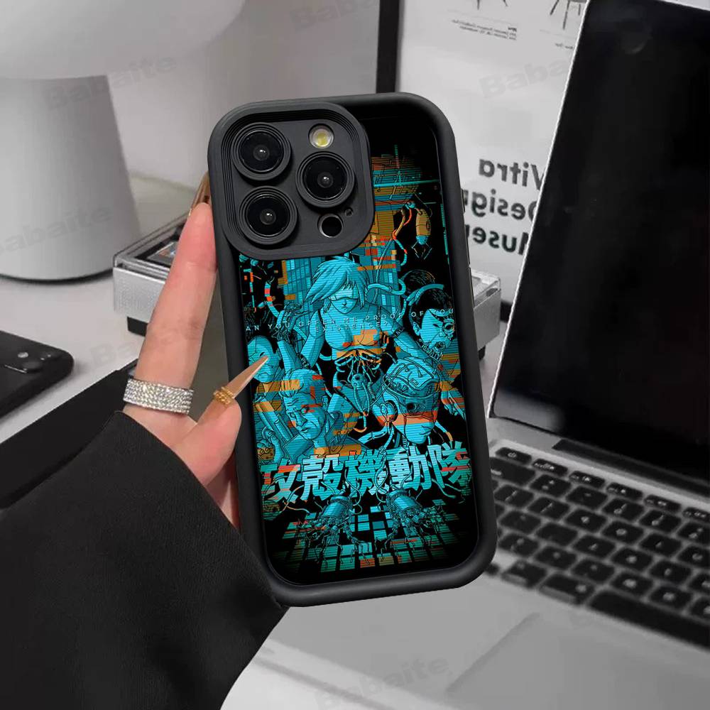 Phone Case Anime G-ghost In The S-shell for Samsung S26 S25 S24 S23 S22 S21 S20 F06 M16 Note 20 FE Ultra Soft Silicone TPU Cover
