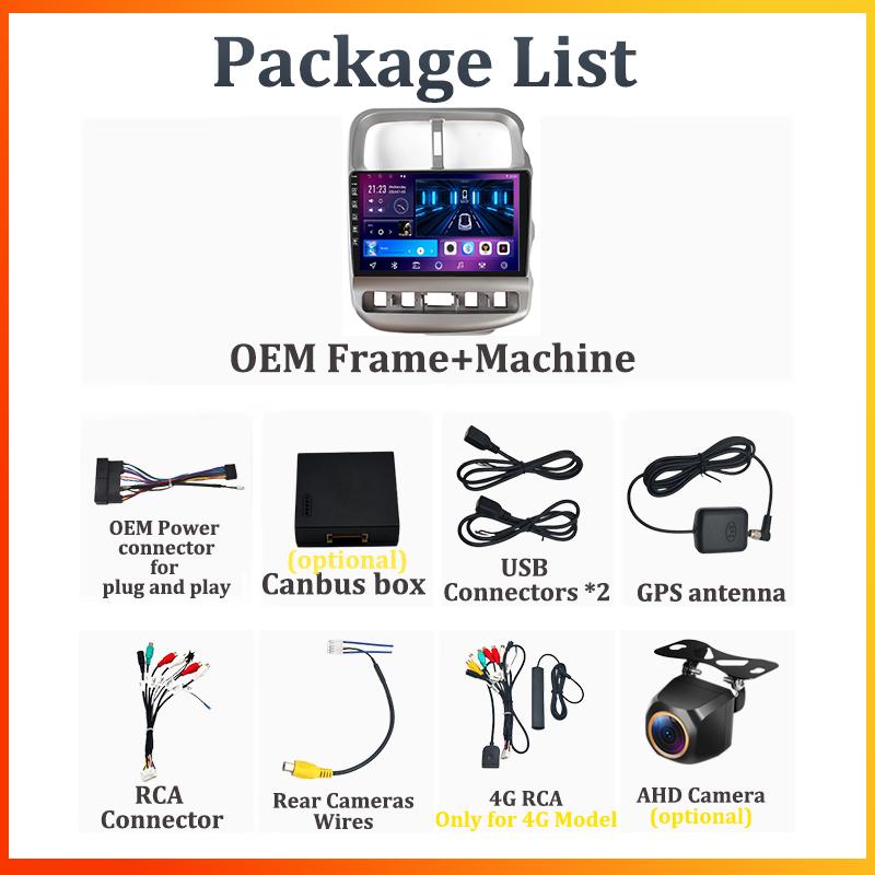 For Kia BONGO 2004-2012 Car Radio Player Car Carplay Screen Autoradio Mirror Link Car Intelligent Systems Touch Screen 8 Core 4G