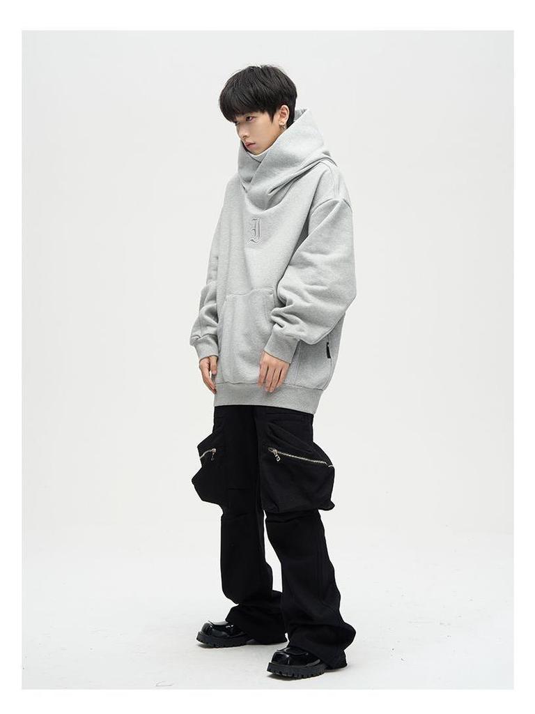 Unisex Schweres Fleece-gefüttertes Kapuzensweatshirt - Herbst/Winter Locker sitzende Jacke