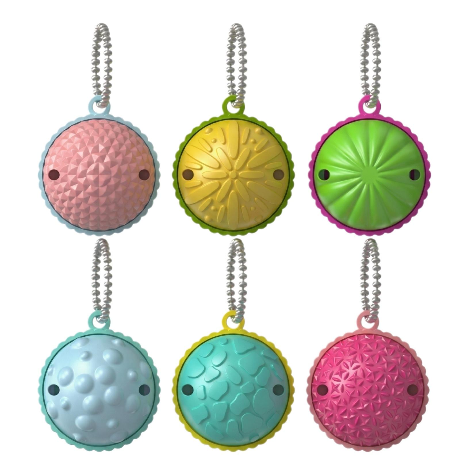 

Stress-relieving Toys, A Pack Of 6 Textured Sensory Balls To Stress, Anxiety, And ADHD; A Travel . One Size