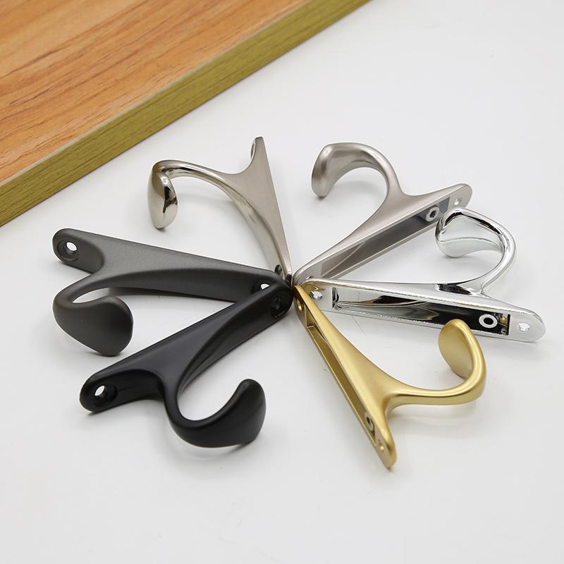 European Modern Simple Hanger Metal Coat Hook Bathroom Closet Hook Furniture Single Wall Hanger